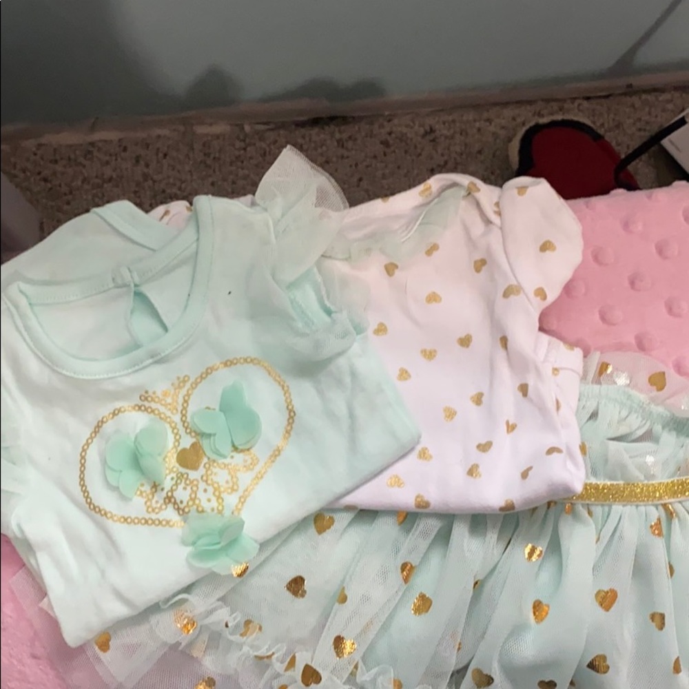 Two onesies and Tutu